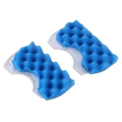 White Blue Sponge Foam Microfiber Vacuum Cleaner HEPA Filter